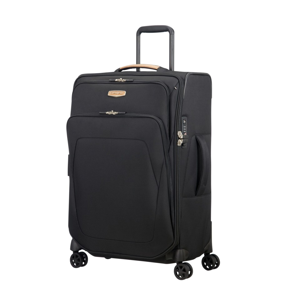 Koffer Samsonite | Spark Sng Eco Trolley Spinner 67/24 Exp - Eco Black Eco Black [L470]