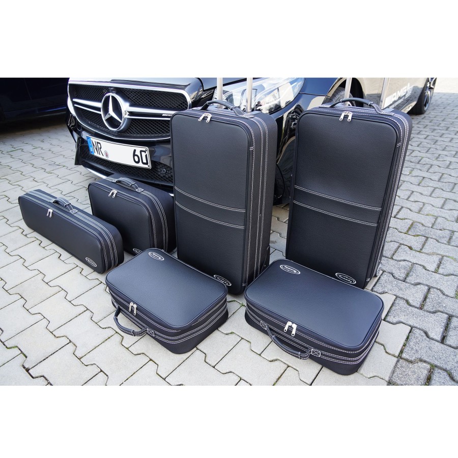 Autokoffer Roadsterbag | 5-Tlg. Kofferset Mit 2 Rollen Mercedes E-Klasse Cabrio (A238)