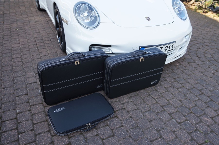 Autokoffer Roadsterbag | Kofferset Porsche Boxster (986 + 987) - Front 3-Tlg.