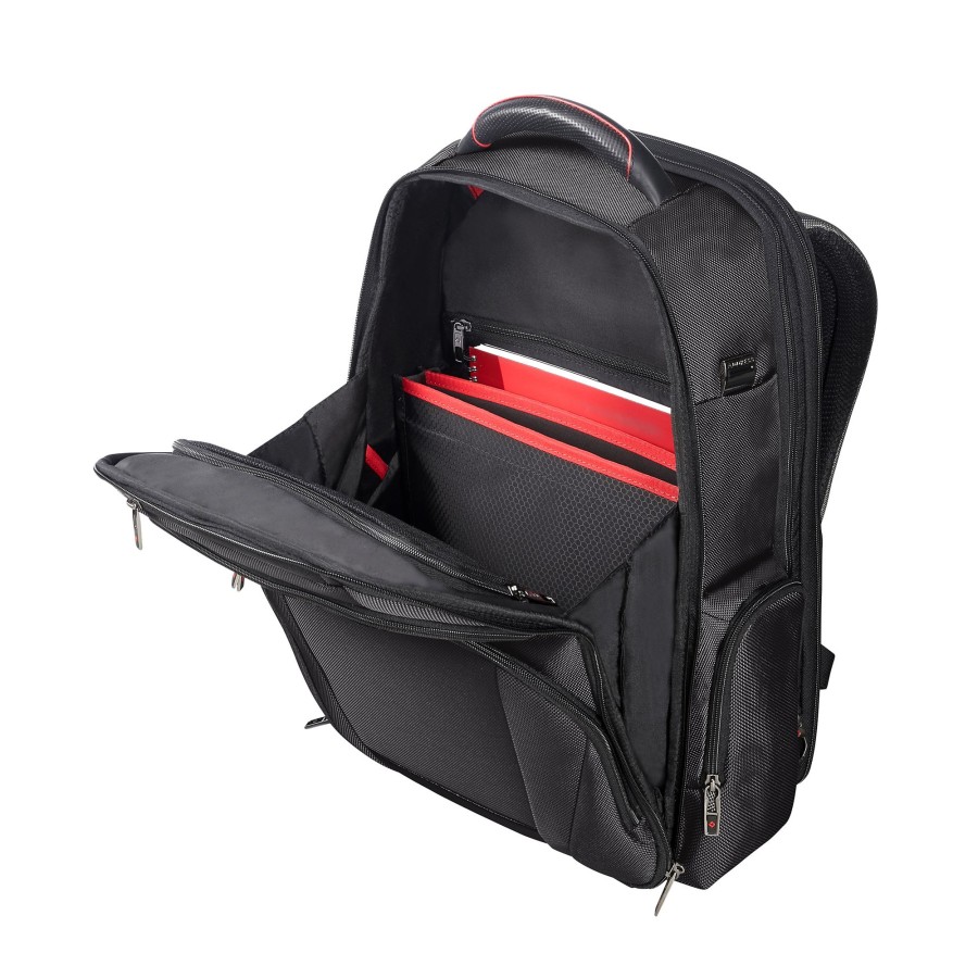 Business Samsonite | Laptoprucksack 3V 17,3" Exp Rfid Pro-Dlx5 29 Liter Black [1041]