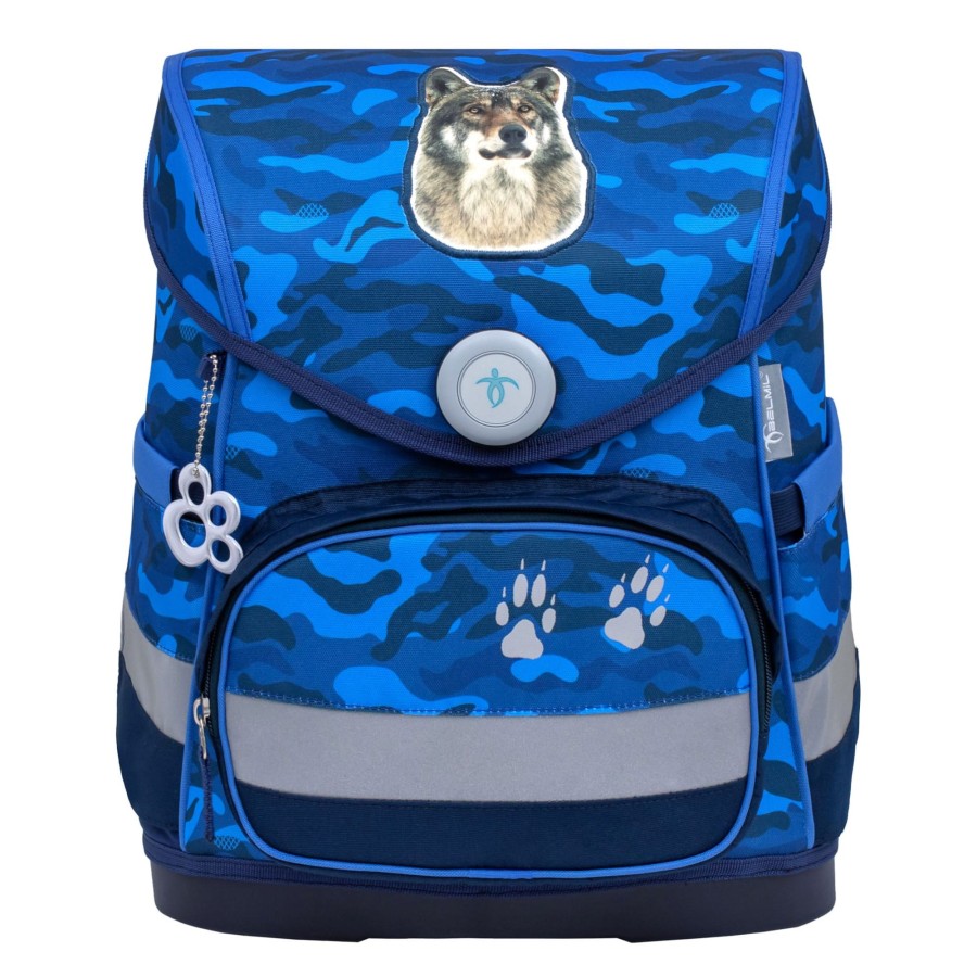 Schule Belmil | Compact Ergonomisches Schulranzen-Set 4-Teilig Alpha Wolf