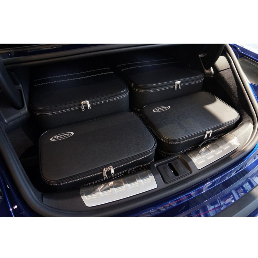 Autokoffer Roadsterbag | Kofferset Porsche Taycan Back (133B) - Leder / Kunstleder 4-Tlg.