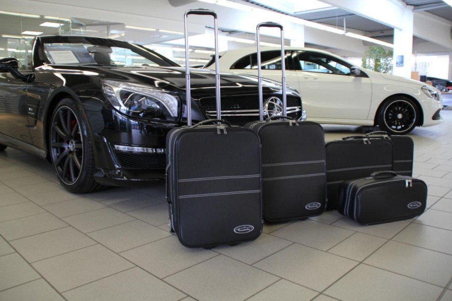 Autokoffer Roadsterbag | 5-Tlg. Kofferset Mit 2 Rollen Mercedes Sl (R231) 132 Liter