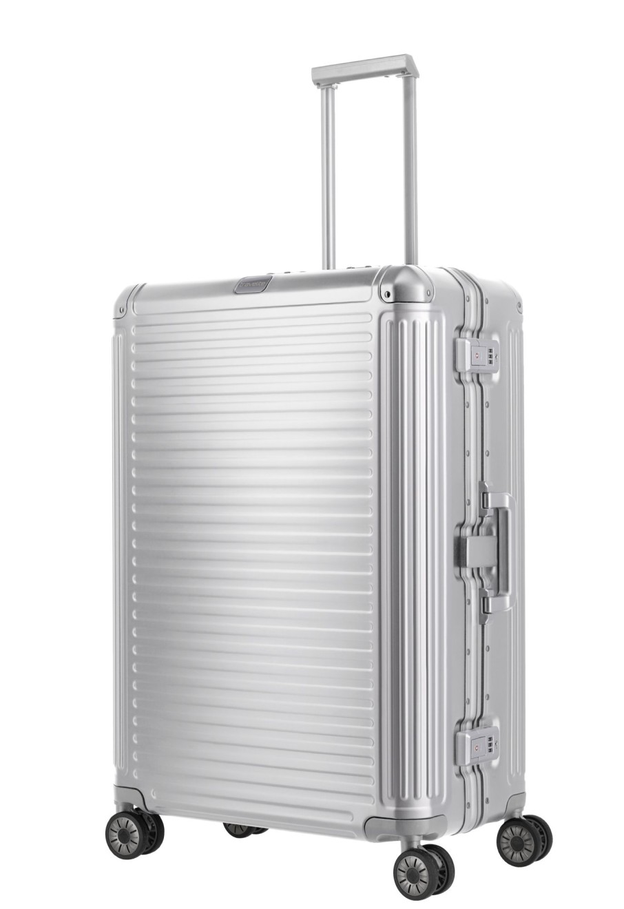 Koffer Travelite | Next Kofferset 4 Rollen Grose L/S - Silber Silber [56]