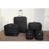 Autokoffer Roadsterbag | 5-Tlg. Kofferset Mit 2 Rollen Mercedes E-Klasse Cabrio (A207) 155 Liter