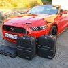 Autokoffer Roadsterbag | Ford Mustang Vi Cabrio Ab 2014 (Eu-Version) - 3-Tlg. Kofferset Kofferraum E Naht Schwarz