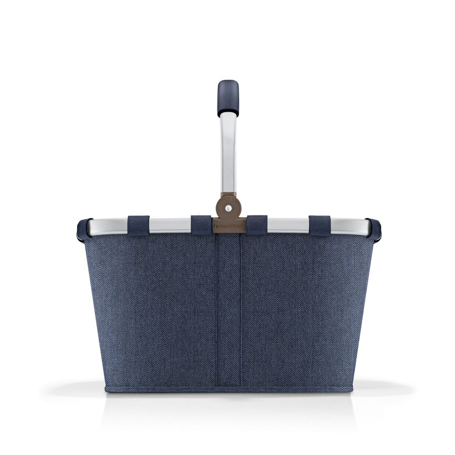 Taschen Reisenthel | Carrybag Shopping 22 Liter - Herringbone Dark Blue Herringbone Dark Blue [4113]
