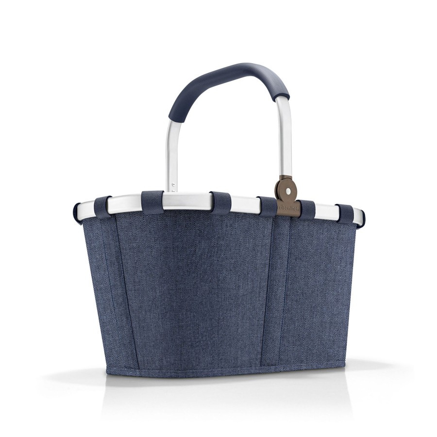 Taschen Reisenthel | Carrybag Shopping 22 Liter - Herringbone Dark Blue Herringbone Dark Blue [4113]