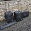 Autokoffer Roadsterbag | 4-Tlg. Kofferset Mit 2 Rollen Mercedes Slk (R172) + Slc (Eu) - 126 Liter