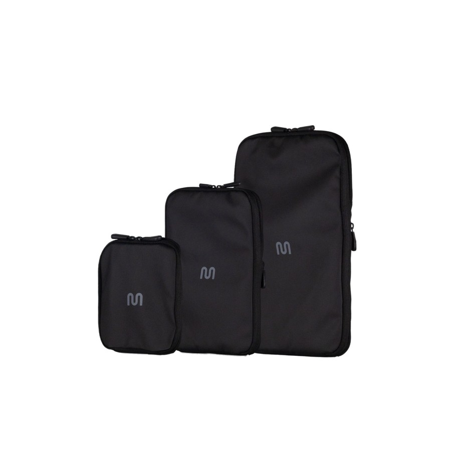 Koffer onemate | Packtaschen-Set Universal (S, M, L) Schwarz