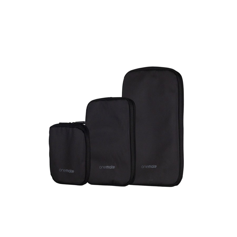 Koffer onemate | Packtaschen-Set Universal (S, M, L) Schwarz