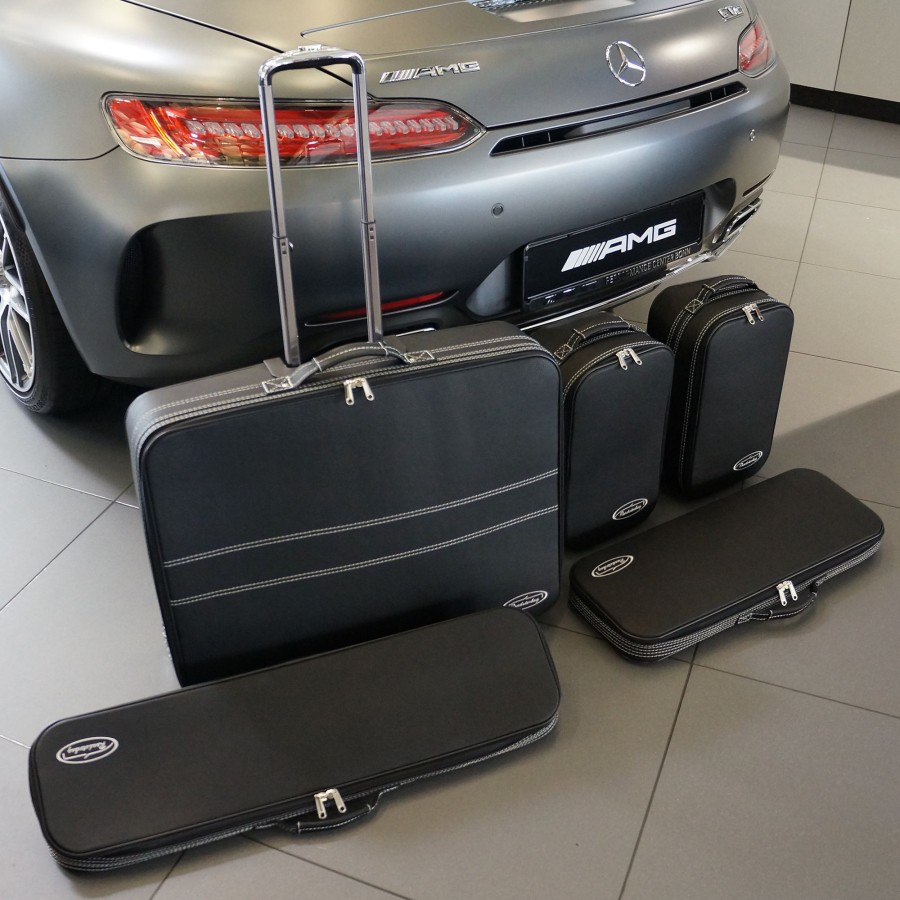 Autokoffer Roadsterbag | 5-Tlg. Kofferset Mit 2 Rollen Mercedes Amg Gt Roadster Xxl 101 Liter