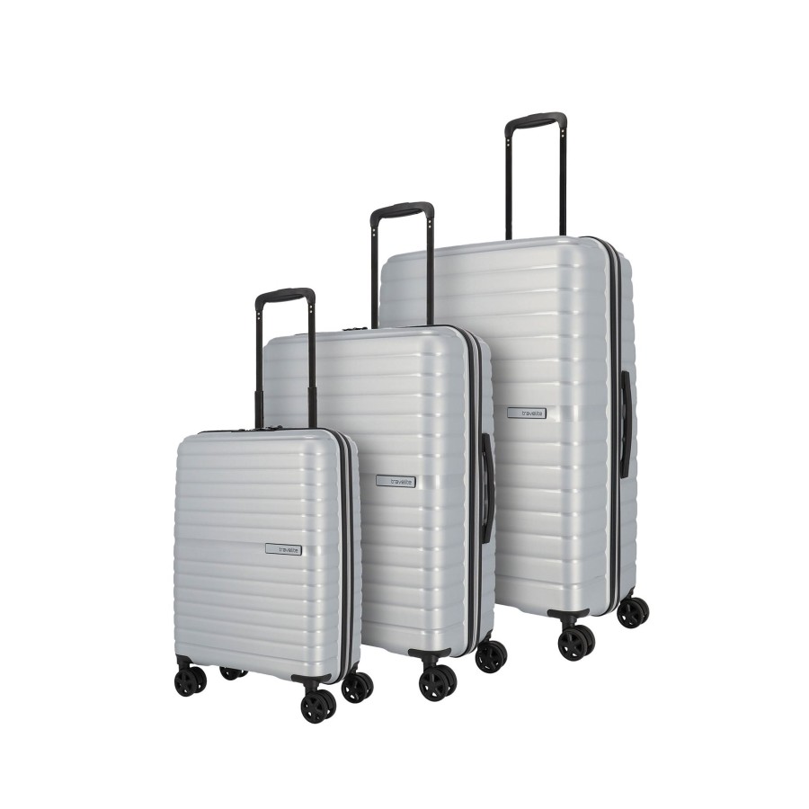 Koffer Travelite | Trient Kofferset Gr. L/M/S - Silber Silber [56]