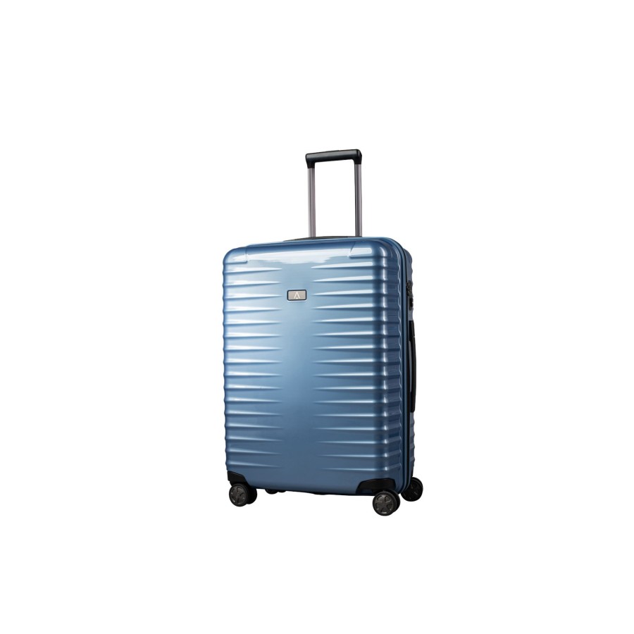 Koffer Titan 4 Rollen Koffer | Litron 4-Rollen-Trolley M - Eisblau Eisblau [25]
