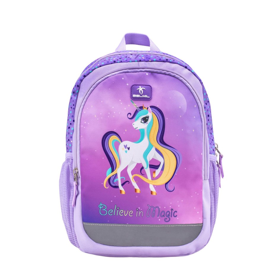 Schule Belmil | Kiddy Plus Kindergartenrucksack Unicorn Purple