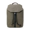 Business Troop London | Heritage Waxed Canvas Laptop Backpack Olive
