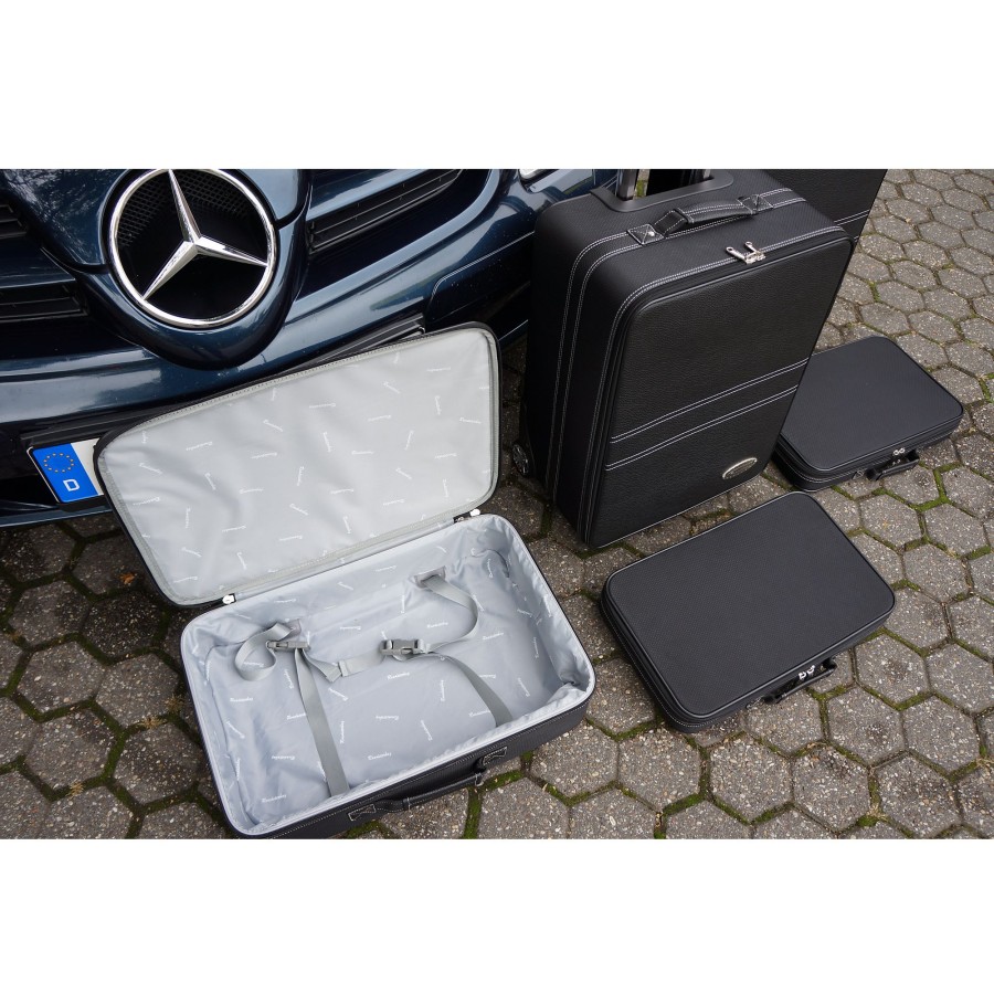 Autokoffer Roadsterbag | 5-Tlg. Kofferset Mit 2 Rollen Mercedes Slk (R171) 148 Liter