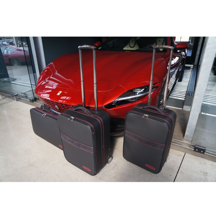 Autokoffer Roadsterbag | Ferrari Roma - 3-Tlg. Kofferset Kofferraum