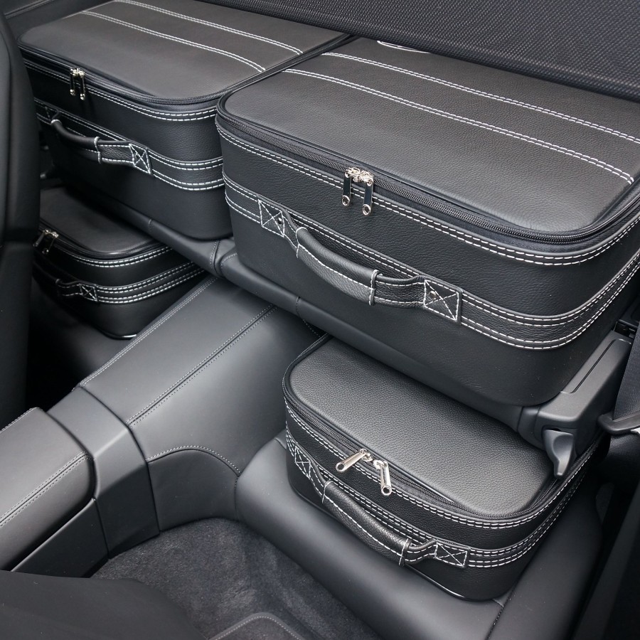 Autokoffer Roadsterbag | Kofferset Porsche 911 (991+992) Vollleder Alle Modelle 90 Liter 4-Tlg.