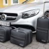 Autokoffer Roadsterbag | 3-Tlg. Kofferset Mit 2 Rollen Mercedes S-Klasse Cabrio A217