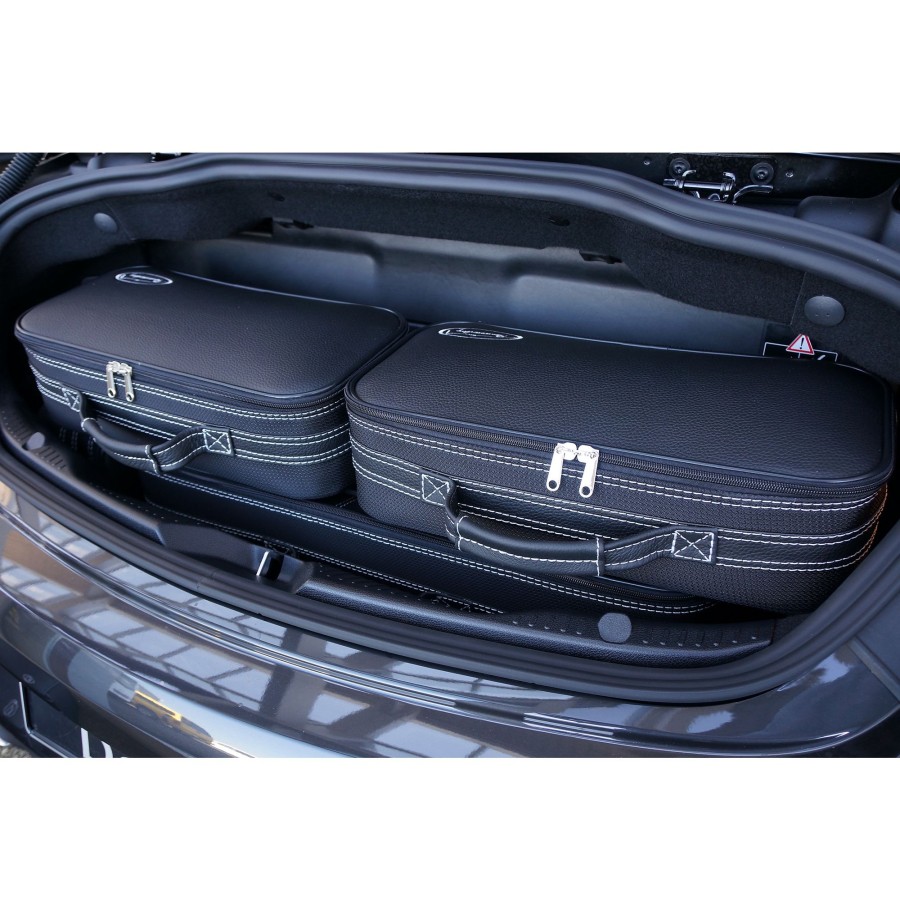 Autokoffer Roadsterbag | 5-Tlg. Kofferset Mit 2 Rollen Mercedes C-Klasse Cabrio (A205) 155 Liter