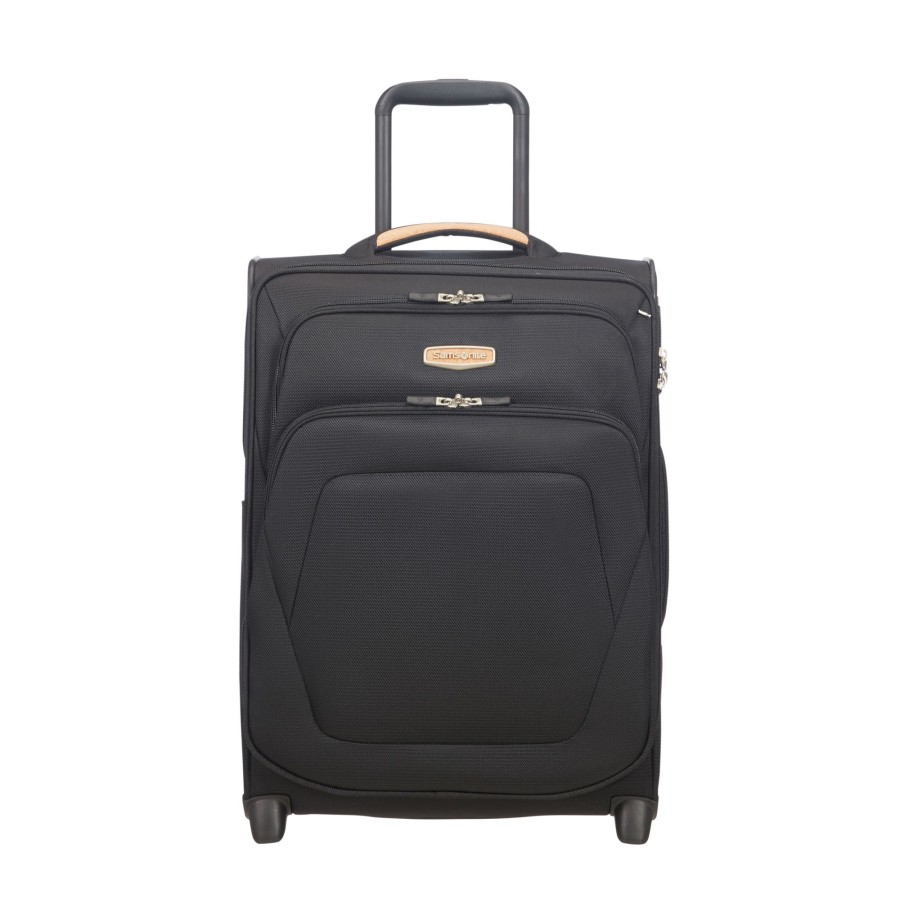 Koffer Samsonite | Spark Sng Eco Kabinengepack Upright 55/20 Exp - Eco Black Eco Black [L470]